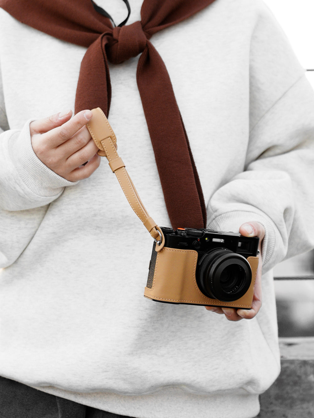 Cam-in LWS-036 Series Swift  Leather Camera Wrist Strap