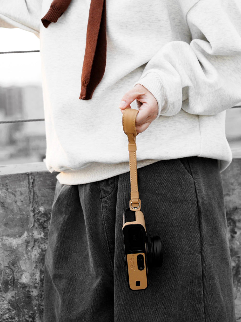 Cam-in LWS-036 Series Swift  Leather Camera Wrist Strap