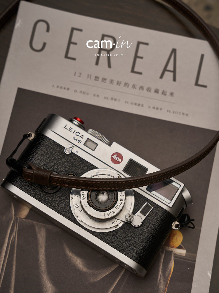 Cam-in LCS-068 Series Genuine Leather Shoulder Neck Camera Strap