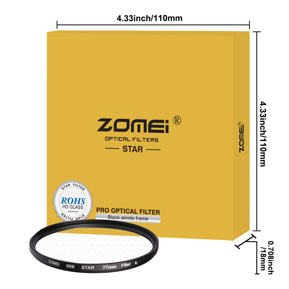 ZOMEI Star Filter for Camera-line 6